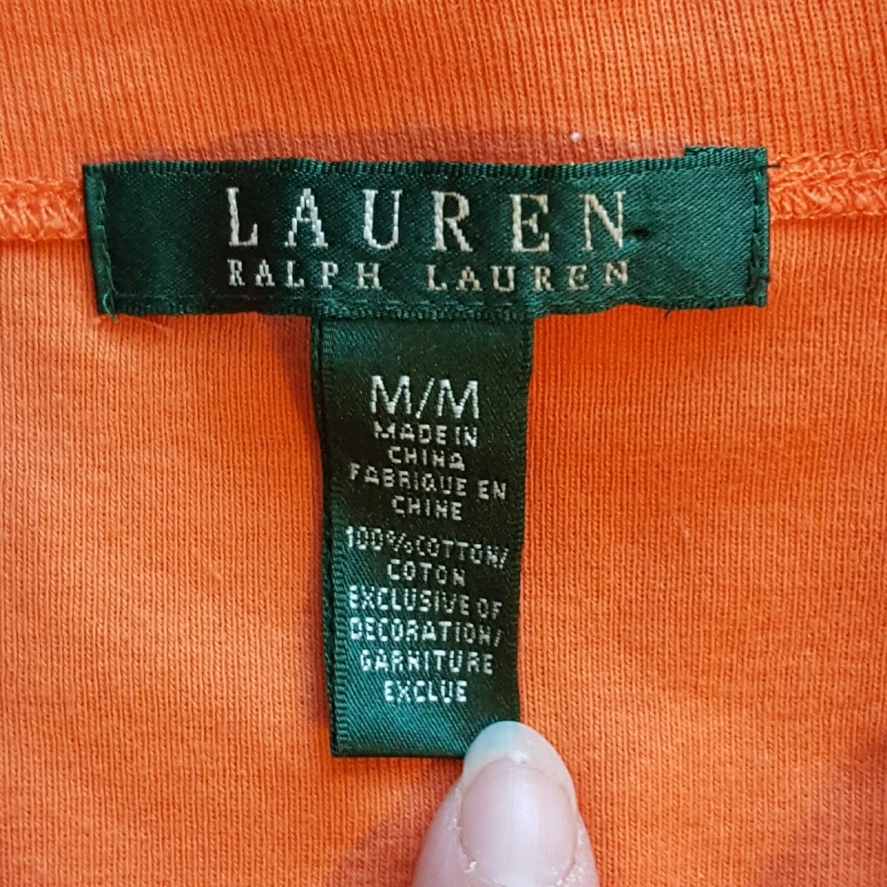 Ralph Lauren orange top - Picture 5 of 5